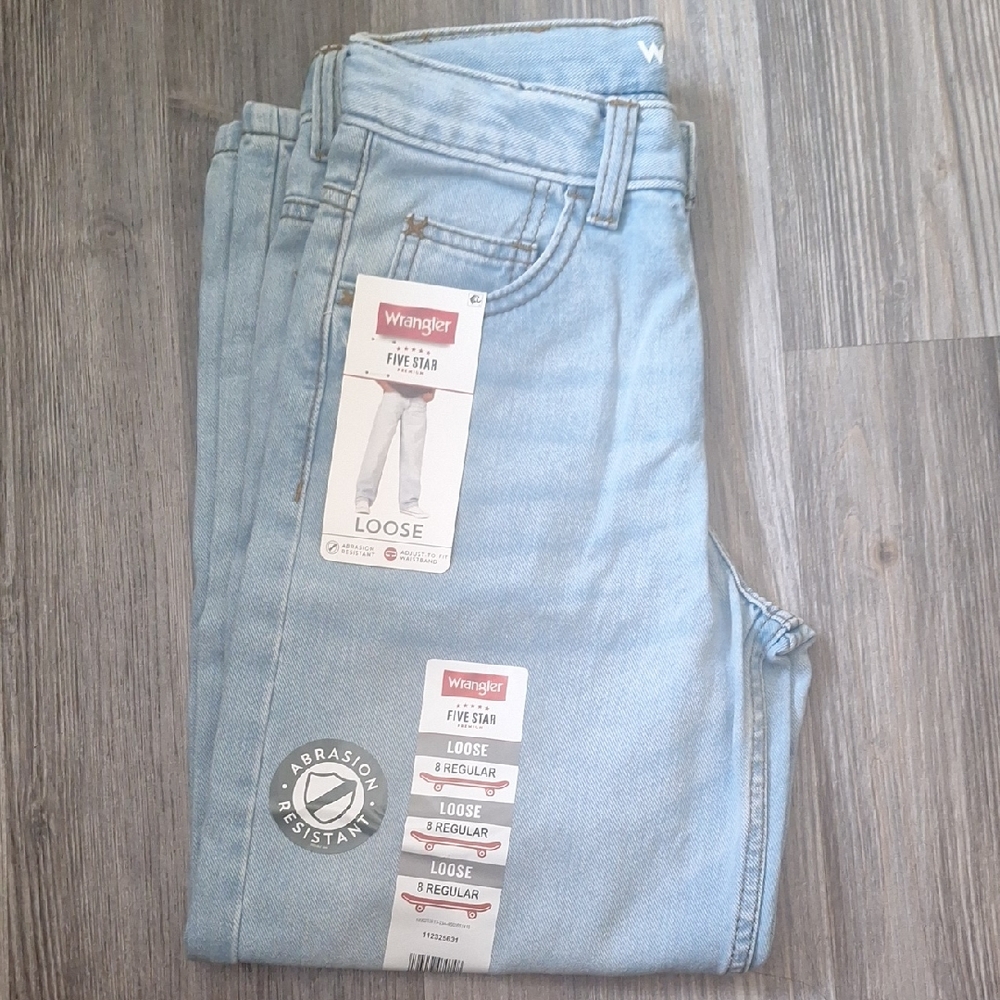 Wrangler Blue Boyfriend Jeans Casual Fit
